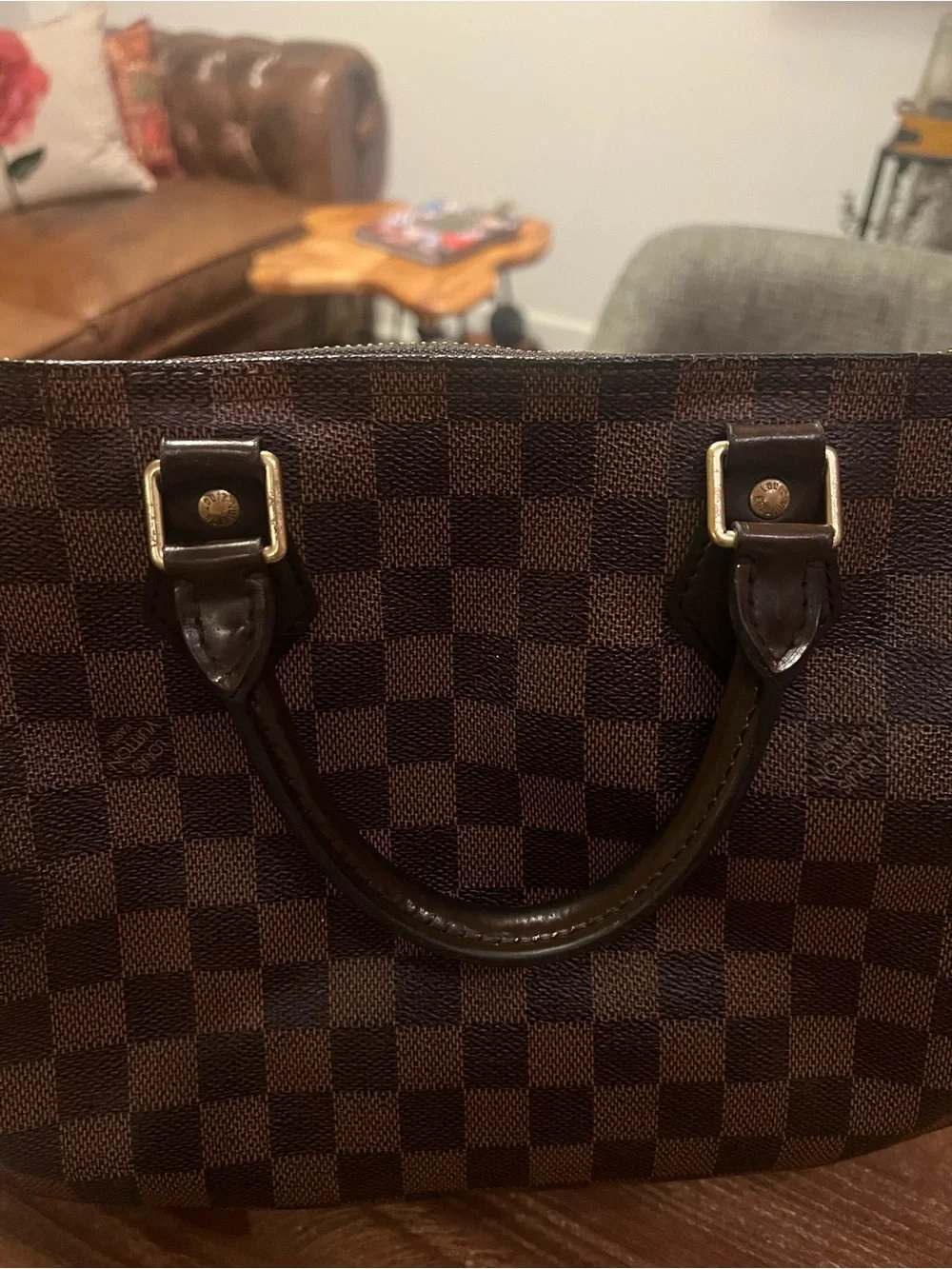 Louis Vuitton Vintage Damier Ebene  30  handbag
